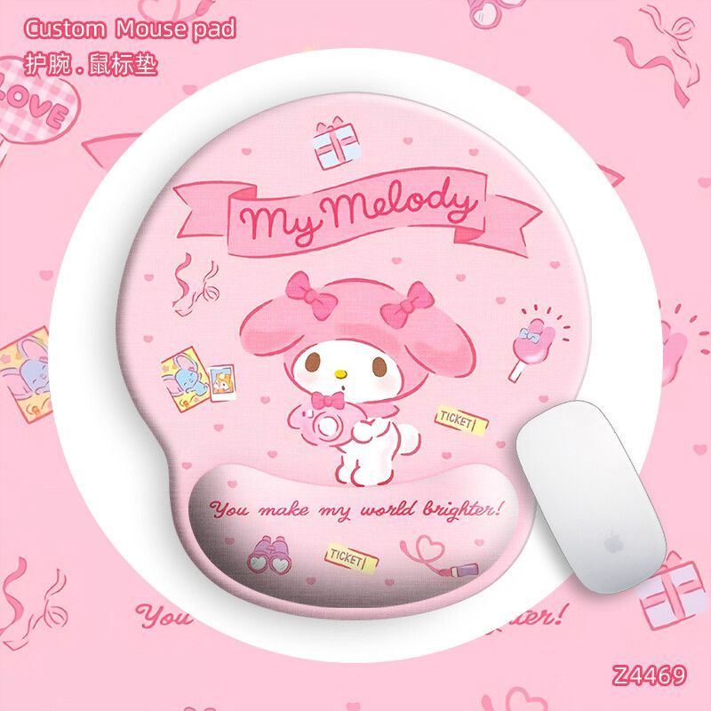 Kawaii Tech Accessories - Sevimli Karakterli Bilek Destekli Mouse Pad,