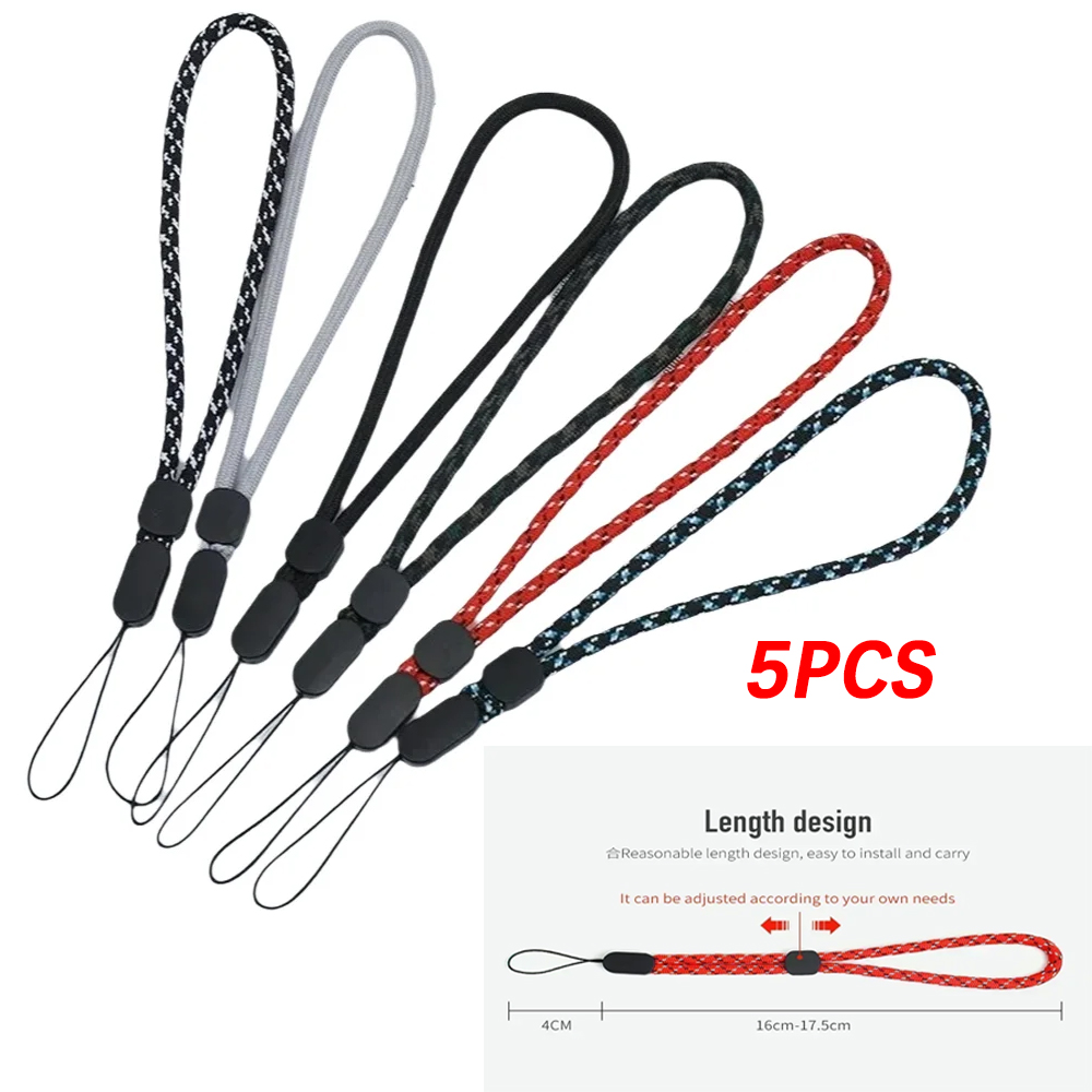 Mobile Tech Accessories - 5 adet ayarlanabilir kordon askısı cep